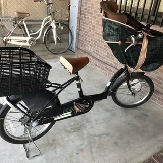 ※ yokko様成約済み【レインカバー付き、使用2年】子供乗せ自転車 yokko様成約済み【レインカバー付き、使用2年】子供乗せ自転車