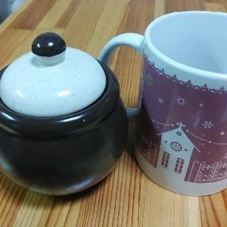 シュガーポット＆マグカップ