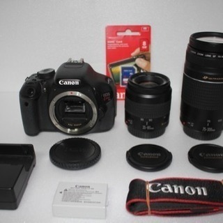 ★極上品★canon kiss x5★標準、望遠レンズセット