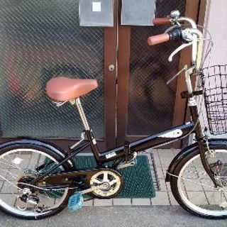 Fresh compact 20吋 前カゴ付き折り畳み自転車 6...