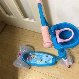 キックボード アナ雪 子供用 2歳から7歳