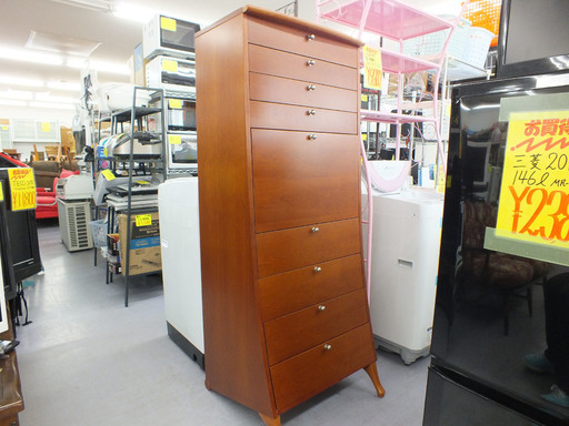 PayPay可 手稲リサイクル　 デザインチェスト9段　棚　タンス　 ￥17,800-