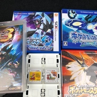 3dsLLとPSP3000とソフトセットの画像