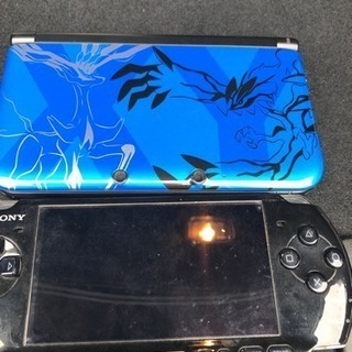 3dsLLとPSP3000とソフトセットの画像