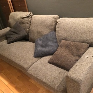 3人がけソファ  0円無料！