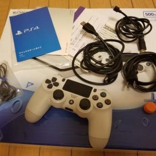 【値下げしました、売ります！】PS4(Glacierwhite)500GB CHU-2000A