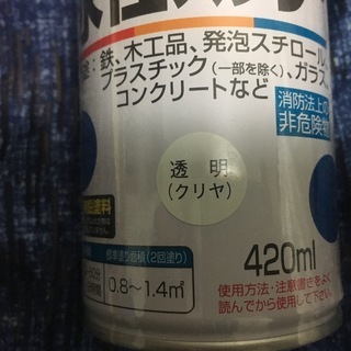 アサヒペン 水性多用途スプレー 420ML クリヤ　未開封品6本セットの画像