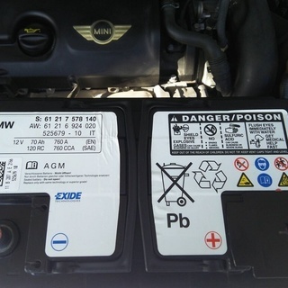 MINI クーパー 純正バッテリー クラブマン クロスオーバー　ミニの画像
