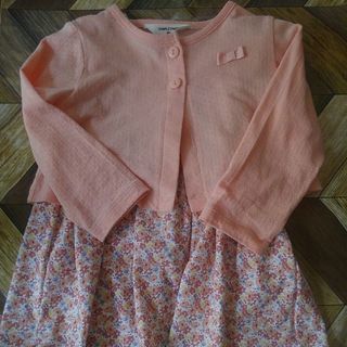 赤ちゃん服　90サイズ　春物ワンピース