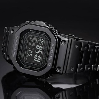 ＊完売＊フルメタル G-SHOCK GMW-B5000GD-1JF 中古 超美品 フルメタル メタルコア 2個セット 総額約9万円 ソーラー電波Bluetooth ソーラー電波 GW-M5610-1JF  Gショック 時計 人気 ジーショック