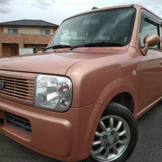車検33/4！2年付！ラパンLシャーベットオレンジM！ ナビ！乗って帰れます！の画像