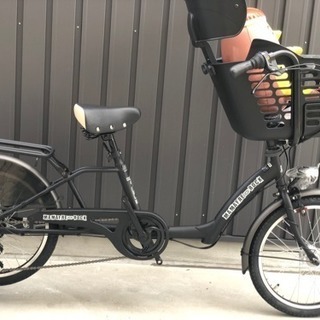 売切◆新車☆2019モデル◆40%off以下！☆bAA適合 子供乗せ自転車　ママフレロック206　6段変速 オートライト 艶消しブラック 3年間盗難補償付き （