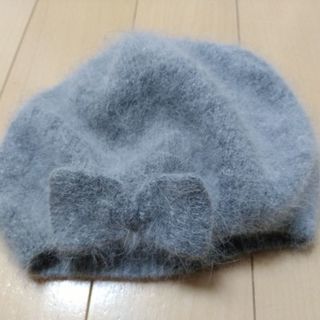 超美品　H＆Mモヘアベレー帽