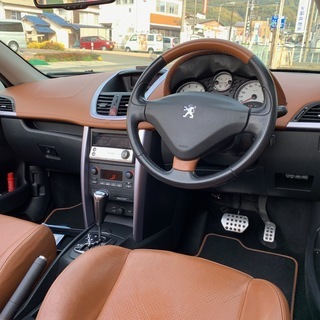 オープンカー季節到来！人気の２０７CC！電動オープン！タンレザーシート シートヒーター プレミアムの画像