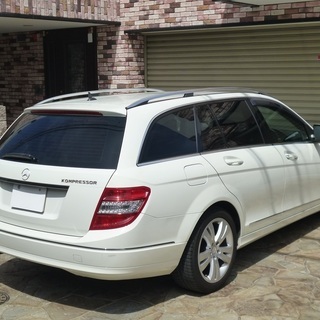 検査31年9月C200ワゴンコンプレッサーアバンギャルド ブラックレザー/純正HDDナビ/バックカメラ/シートヒーター/クルーズコントロール/ETCの画像