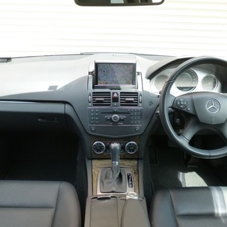 検査31年9月C200ワゴンコンプレッサーアバンギャルド ブラックレザー/純正HDDナビ/バックカメラ/シートヒーター/クルーズコントロール/ETCの画像