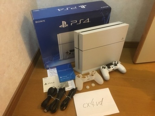 【4/19まで】プレイステーション4 グレイシャー・ホワイト 500GB