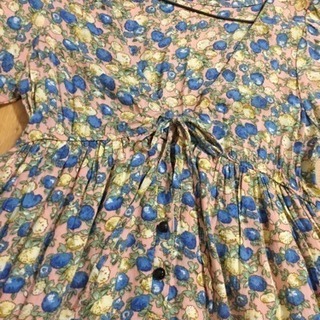 レトロ柄 ワンピース チュニックの画像