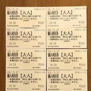 町田市立総合体育館トレーニングルーム 回数券8枚