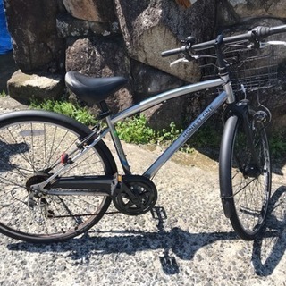 自転車 27インチ 6段変速 LEDオートライト