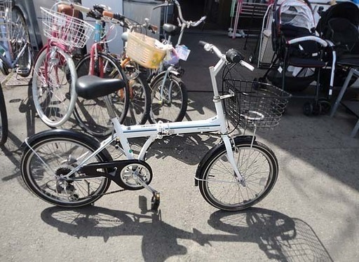 折りたたみ自転車 20インチ CV-ONE 6段変速切替付 ライト無 SHIMANO 札幌市 白石区 東札幌