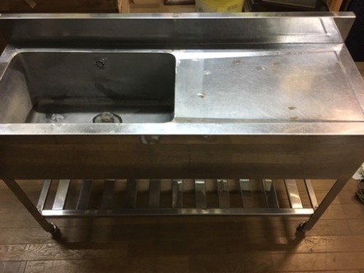 売約済み‼︎業務用ステンレス流し台スリムタイプ