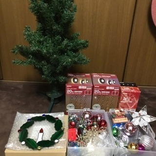 クリスマスツリーのセット