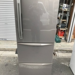 冷蔵庫 東芝 3ドア ファミリーサイズ 339L 自動製氷OK GR-34ZV 2010年 川崎区 IC