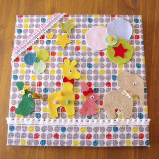 家族が笑顔になるファブリックパネルを一緒につくりましょう（親子参加可）の画像