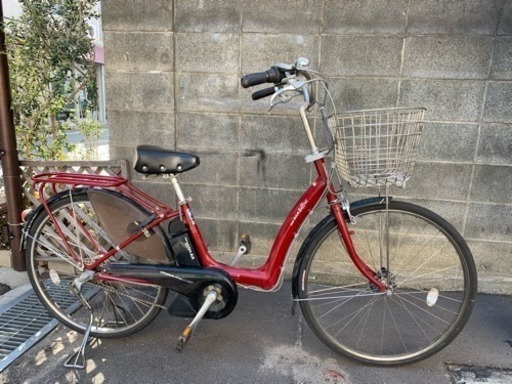 電★5/21商談★  動自転車  ヤマハ PAS  26インチ  6Ah  ワインレッド色  ★お買い得★電動アシスト付き自転
