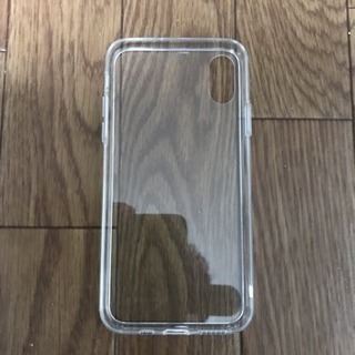 iPhone XS 背面クリアケース 新品未使用