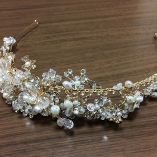 ヘッドドレス  ビジューの画像