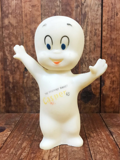 【送料無料】キャスパー★ソフビ★ラバードール★ヴィンテージ★ビンテージ★アメリカン雑貨★アメトイ★フィギア★おもちゃ★アンティーク