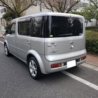 キューブキュービックＥＸ　車検32年4月　走行53000キロ　純正ＨＤＤナビ＆フルセグＴＶ＆バックカメラ　ＥＴＣ　純正キセノンライト　15インチＡＷ8部山の画像