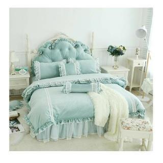 【美品】ベッドカバー他4点セット　姫系
