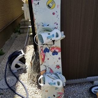 スノーボード 板 バイン付の画像
