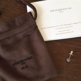 新品未使用 ターコイズ ピアス 天然石の画像