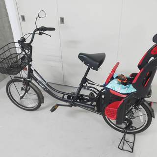 【美品】アサヒサイクル　子供乗せ自転車　20インチの画像
