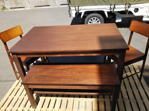 ［ダイニングベンチセット］⁑リサイクルショップヘルプ