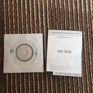 自動車のホイールライト(値下げ)の画像