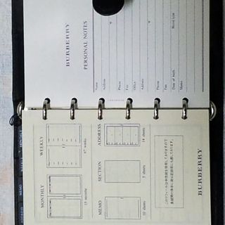 BURBERRY 未使用 システム手帳の画像