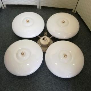 ❪値下げ5中古品❫　4点灯照明　天井固定式