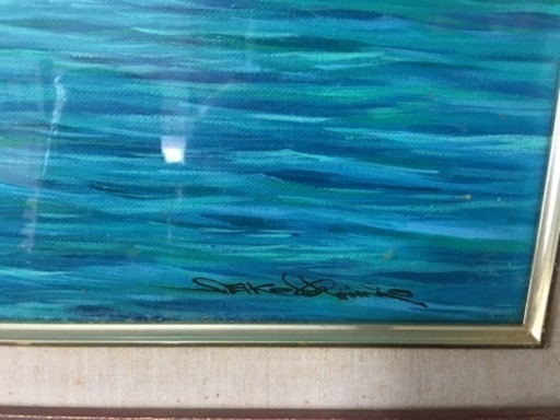 絵画 新城征孝  タイトル 珊瑚礁