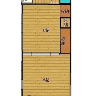 矢島貸家　／／　人気の戸建てに空が出ました。平屋２Ｋで生活しやすいです。 ご契約が成立しましたら、オーナーより玄関前に設置する置き配バッグプレゼントします！！ - 邑楽郡