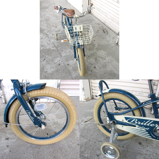 子供用 自転車 Jrサイクル 16インチ ビーチクルーザー レトロテイスト 