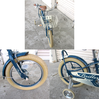 子供用 自転車 Jrサイクル 16インチ ビーチクルーザー レトロテイスト