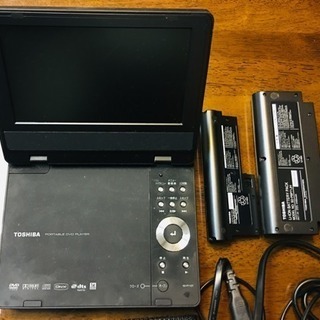 TOSHIBA ポータブルDVDプレーヤー SD-P71DTの画像