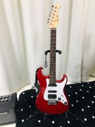 ギター、アンプ、セット！