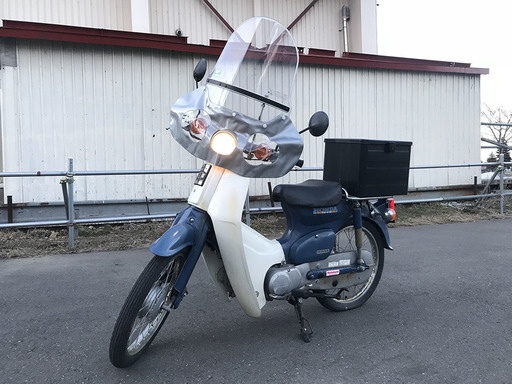 札幌市東区 50cc ホンダ スーパーカブ リアボックス スクリーン付き STD AA01 HONDA 原付き スクーター 通勤 通学