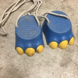 恐竜足型パカパカおもちゃ